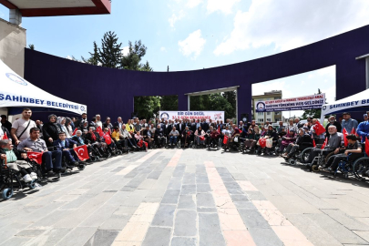 Şahinbey Belediyesi 127 adet akülü ve manuel tekerlekli sandalye dağıttı