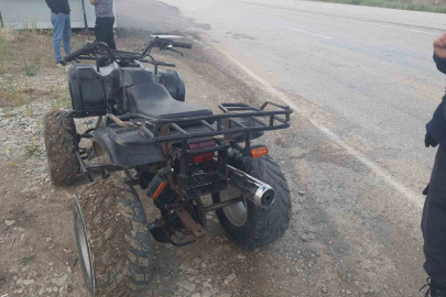 ATV devrildi: 2 yaralı