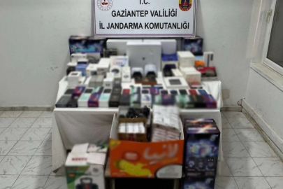 Gaziantep’te 2 milyon TL değerinde kaçak elektronik eşya ele geçirildi