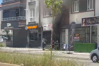 Marangoz dükkanında çıkan yangın korkuttu