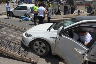 Kilis’te zincirleme kaza: 2 yaralı