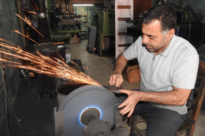 Gaziantep’te bıçak ustalarının bayram mesaisi başladı