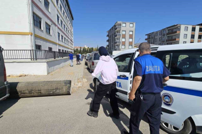 Zabıta ekipleri, geç kalan öğrenciyi LGS sınavına yetiştirdi