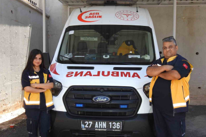 Baba ve kızı hayat kurtarıyor