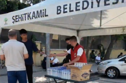 Sınava giren öğrencilere destek