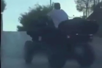 Trafiği tehlikeye atan ATV sürücüsüne 10 bin TL ceza