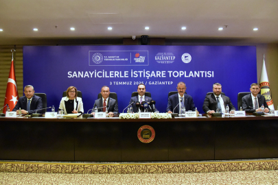 Sanayicilerle istişare toplantısı