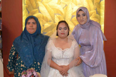 Nisan Nur’un gelinlik hayali gerçek oldu