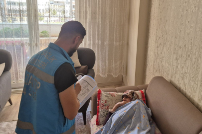 Gaziantep Şehir Hastanesi evde sağlık hizmetlerini sürdürüyor