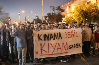 Gazze için yürüdüler