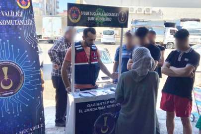 Jandarmadan vatandaşlara siber güvenlik bilgilendirmesi