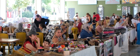 KADIN ELİYLE ORTAYA ÇIKAN ÜRÜNLER GÖRÜCÜYE ÇIKTI