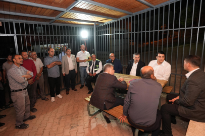 BAŞKAN YILMAZ’DAN SELİMİYE MAHALLESİ’NE GECE ZİYARETİ