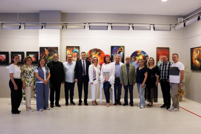 FATOŞ TATAR EKER SANKO SANAT GALERİSİ’NDE SERGİ AÇTI