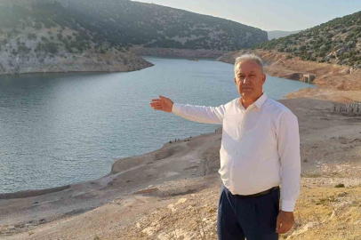 Araban Ardıl Barajı’nda su seviyesi düştü
