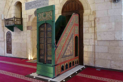 Türkiye’de sadece 4 camide raylı minber var