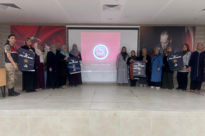 Jandarma ekipleri KADES uygulamasını tanıttı