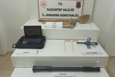 Kaçak kazı yapan 9 şahıs suçüstü yakalandı