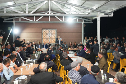 BULUŞMA MİTİNGE DÖNÜŞTÜ