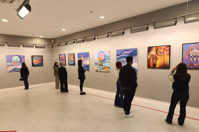 GAÜN öğrencileri SANKO Galerisi’nde