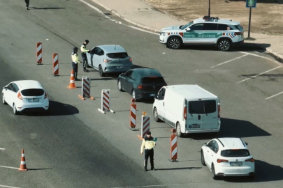 Jandarmadan dron destekli trafik denetimi