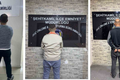 Gaziantep’te aranan 3 şahıs yakalandı