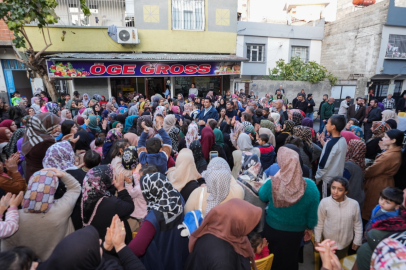 BAŞKAN YILMAZ'IN MAHALLE ZİYARETİ MİTİNGE DÖNÜŞTÜ