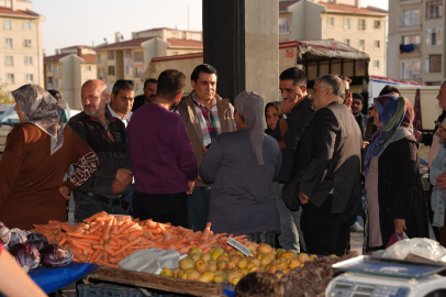 BAŞKAN YILMAZ, VATANDAŞLARLA BULUŞTU