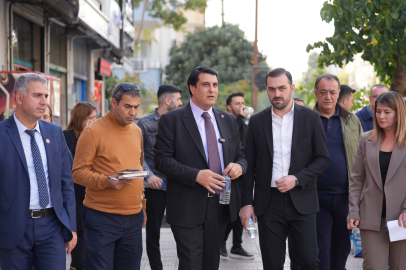 BAŞKAN YILMAZ’DAN DEĞİRMİÇEM VE SARIGÜLLÜK’E ZİYARET