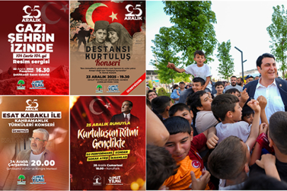 ŞEHİTKAMİL’DE 25 ARALIK COŞKUSU