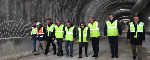 DÜLÜK-OSB TÜNELİ’NİN DÖRTTE BİRİ TAMAMLANDI