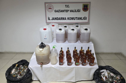 135 litre sahte alkol ele geçirildi: 1 gözaltı