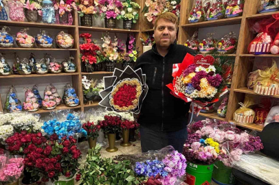 Çiçekçilerde 14 Şubat yoğunluğu