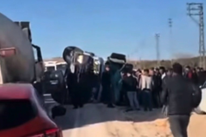 Devrilen beton mikserinin sürücüsü hayatını kaybetti