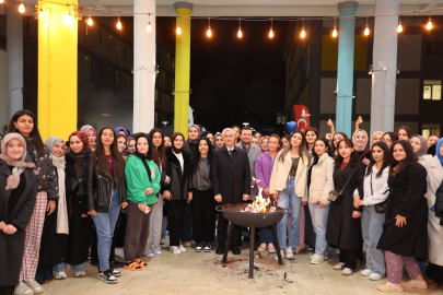 TAHMAZOĞLU ÖĞRENCİLERLE SAHURDA BULUŞTU