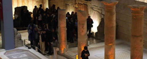 Zeugma Mozaik Müzesi’nde bayram yoğunluğu yaşandı