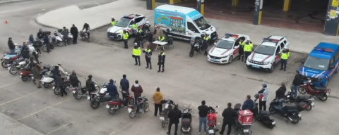 Jandarmadan motosiklet sürücülerine güvenli sürüş eğitimi