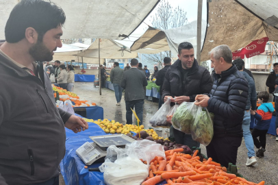 TAHMAZOĞLU SEMT PAZARI ESNAFINI ZİYARET ETTİ