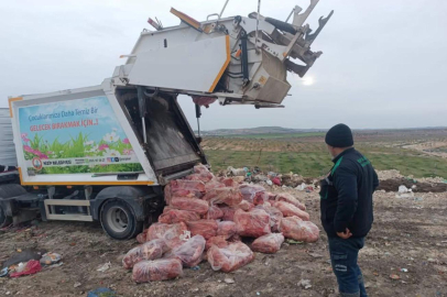 Sağlıksız şartlarda taşınan 1 ton 600 kilo ciğer imha edildi