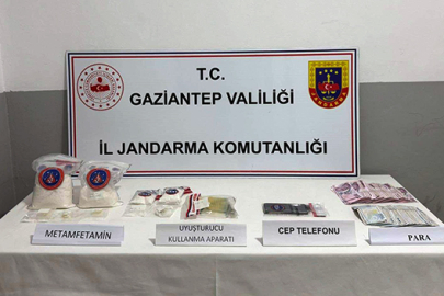 2 kilo metamfetamin ele geçirildi