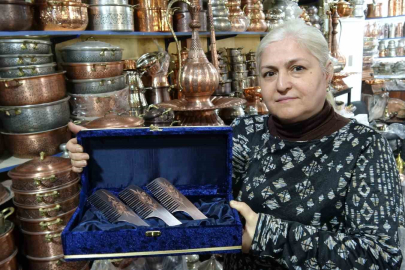 Yeni trend ürün bakır taraklara büyük ilgi