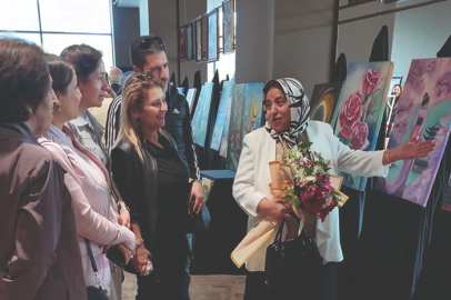 Şehitkamilli hanımların eserleri görücüye çıktı