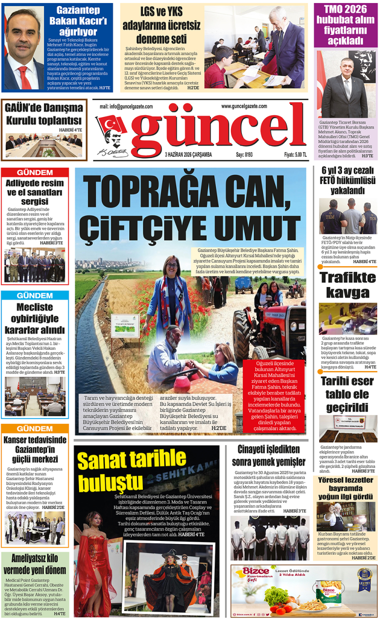GÜNCEL GAZETE