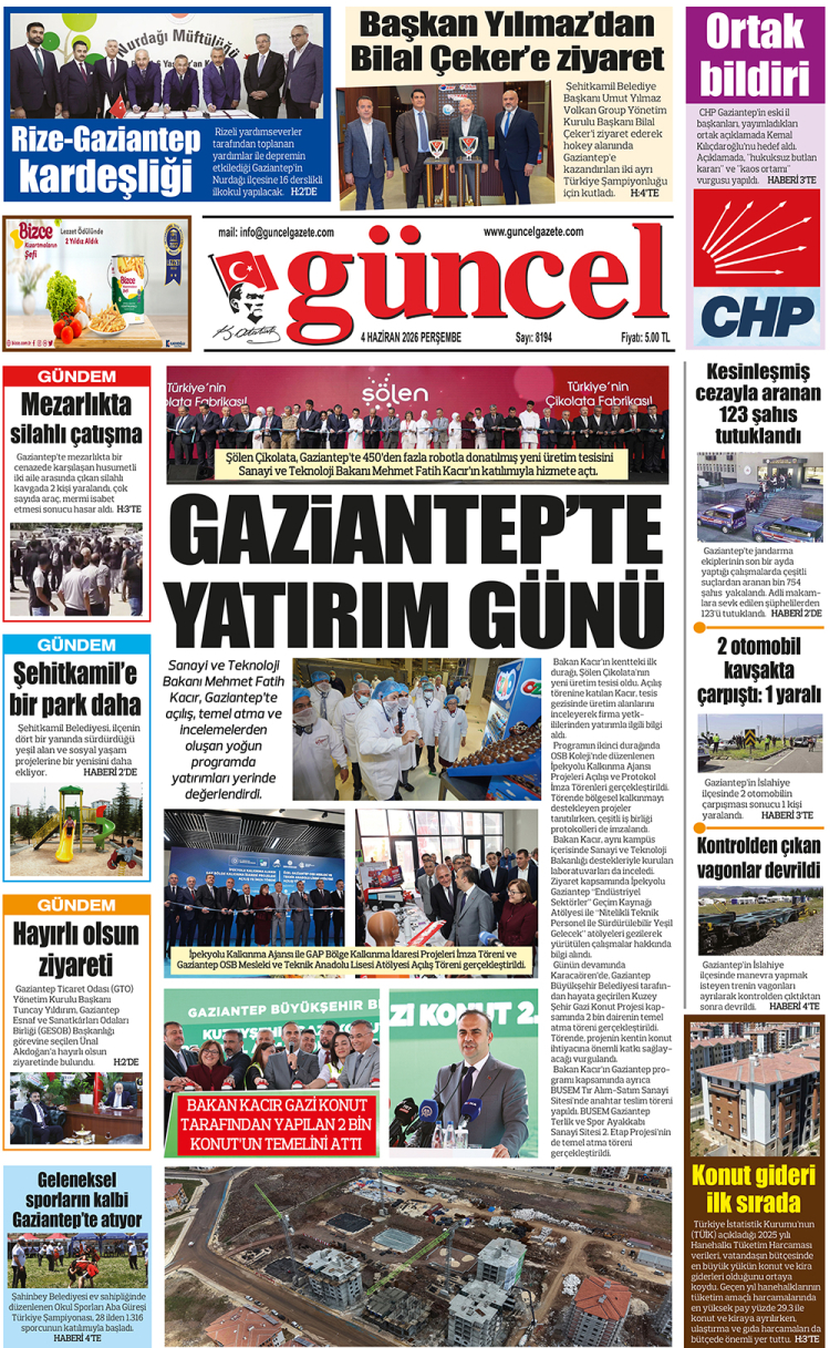 GÜNCEL GAZETE