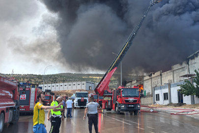 Gaziantep’te fabrika yangını