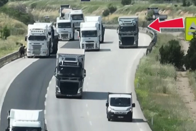 Jandarmadan dron destekli trafik denetimi
