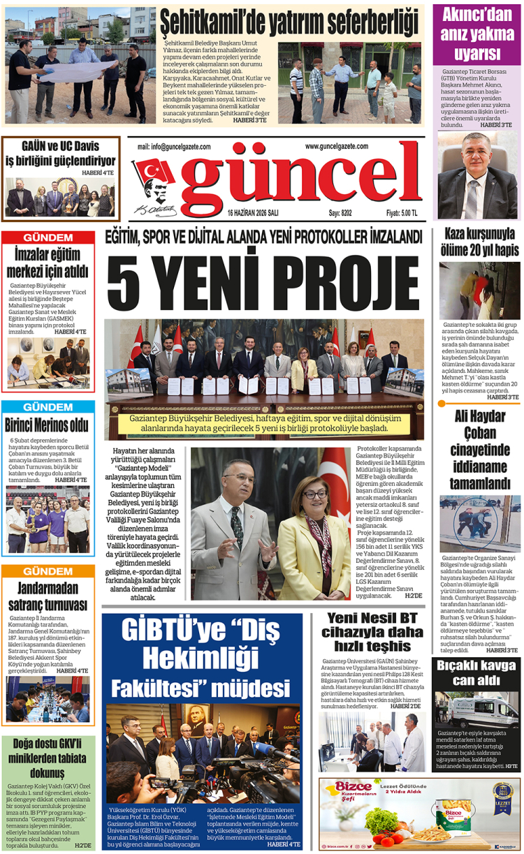 GÜNCEL GAZETE