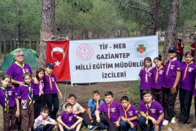 Gaziantep (TİF-MEB) Milli Eğitim İzcileri tarafından kamp