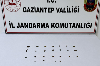 19 adet tarihi eser sikke ele geçirildi: 1 gözaltı