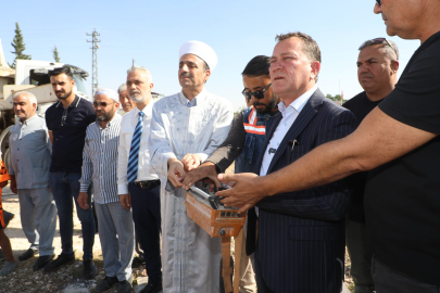 Nizip Belediyesi destekli cami projesinde temel atıldı